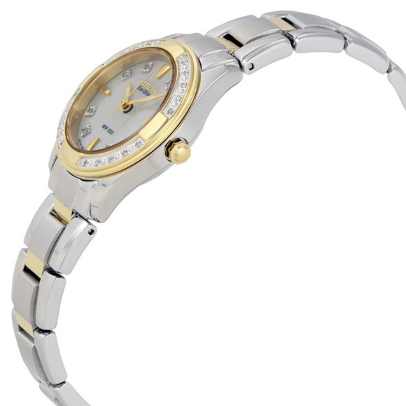 Womens Citizen 26mm Eco-Drive Diamond Accent Watch w/ box main image 8